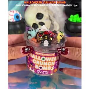 Cornwithslime New Cute Halloween Crunch Bomb Slime Unscented OG Slime Sticker